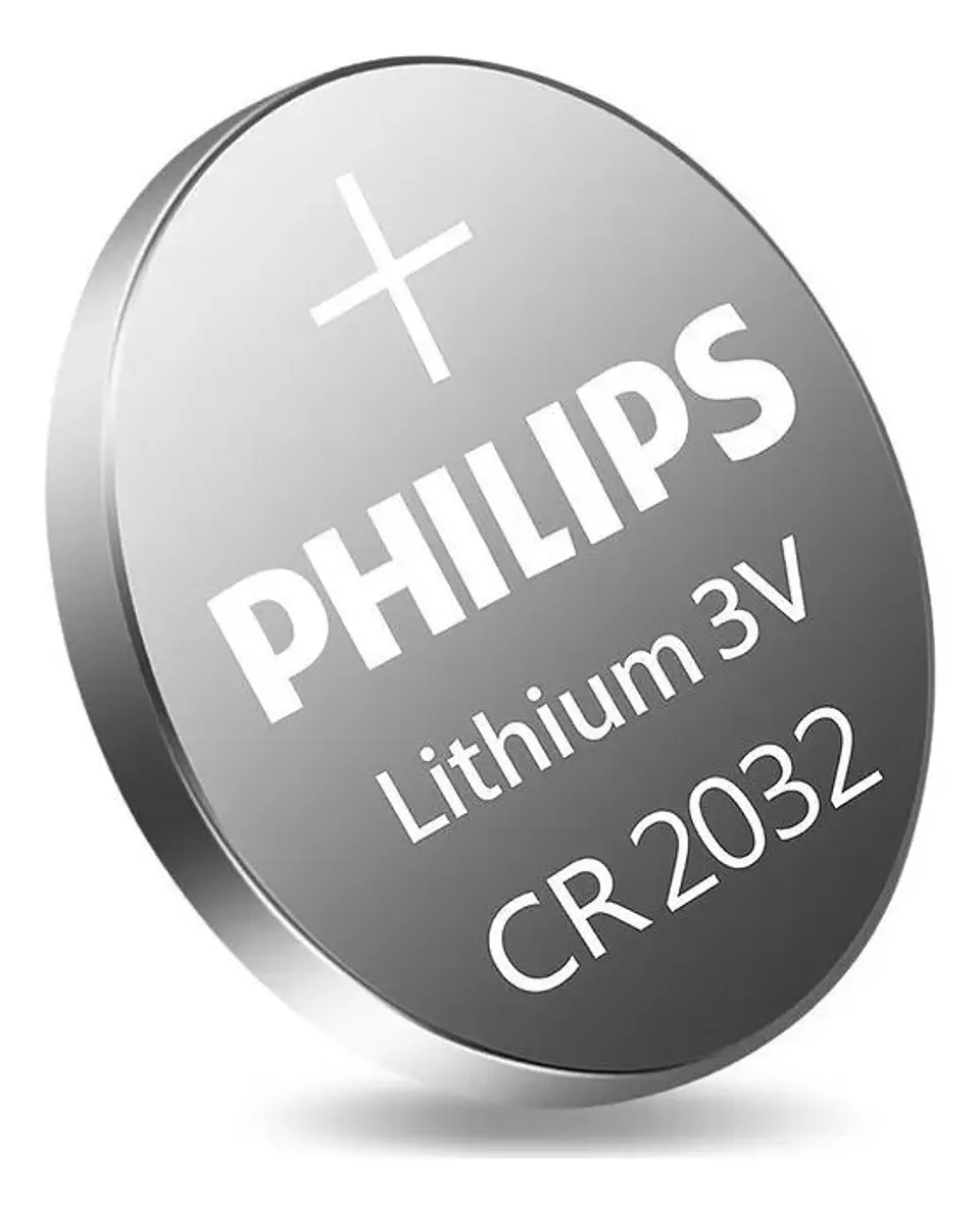 Pila alcalina PHILIPS CR2032 3V  1