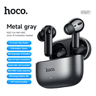Audifonos Bluetooth ANC+ENC IA TRANSLATION HOCO EQ27  4