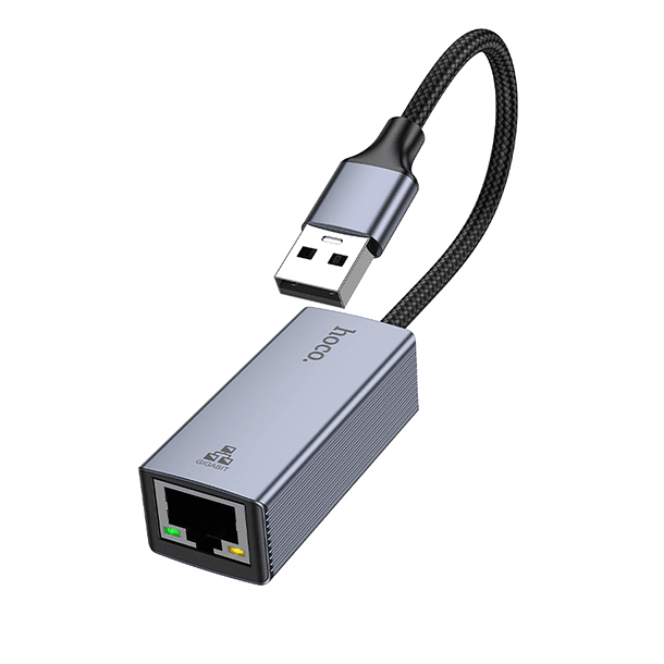 Adaptador USB a RJ45 Gigabite HOCO UA37  1
