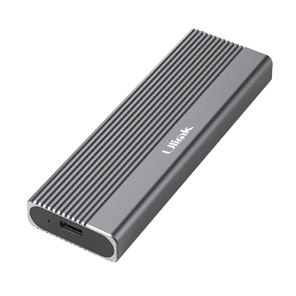 Cofre porta disco duro NVME conexión USB-C + USB3.0 1