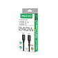 Cable de carga y datos USB-C a USB-C 240W Trenzado 40GBPS - Miniatura 2