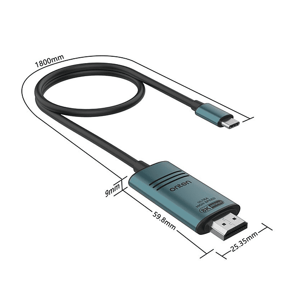 Cable de imagen USB-C a HDMI 8K@60Hz  4