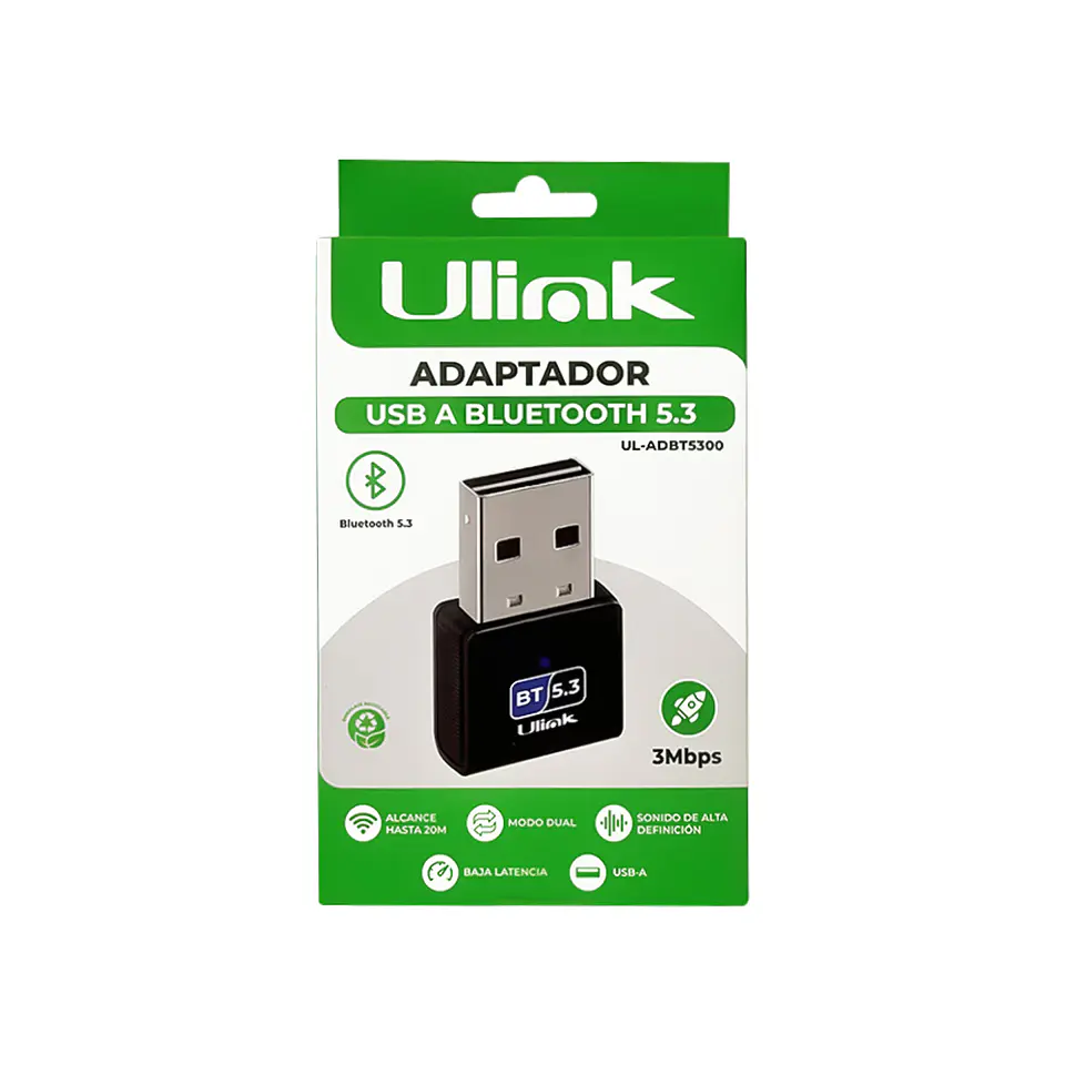Adaptador USB Bluetooth 5.3 Ulink  3