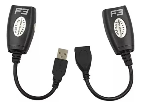 Adaptador extension USB a RJ45 hasta 45M 