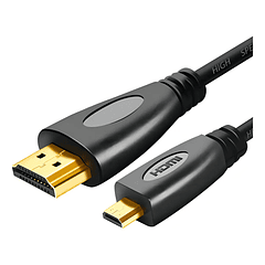 Cable Micro Hdmi A Hdmi 2mts Birlink Color Negro 