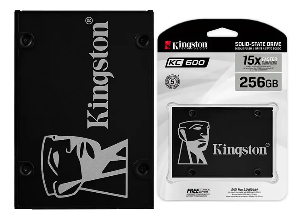 Disco duro SSD KINGSTON 256GB KC600 SATA3 2,5'  3