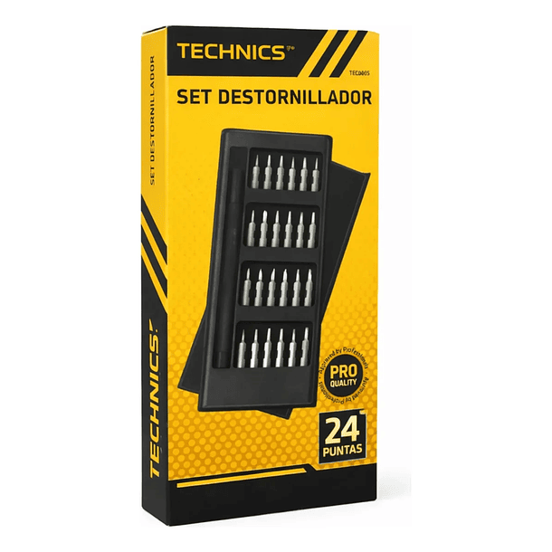 SET destornilladores de precision 24 piezas TECHNICS  2