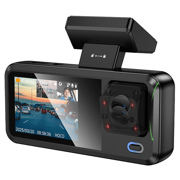 Camara de seguridad para automóvil HOCO DV15 3 CAM  2