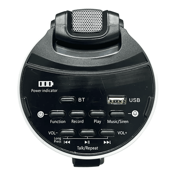 Megafono portatil 50W Larga distancia BT Tecnolab y 2.4GHZ TL852  2