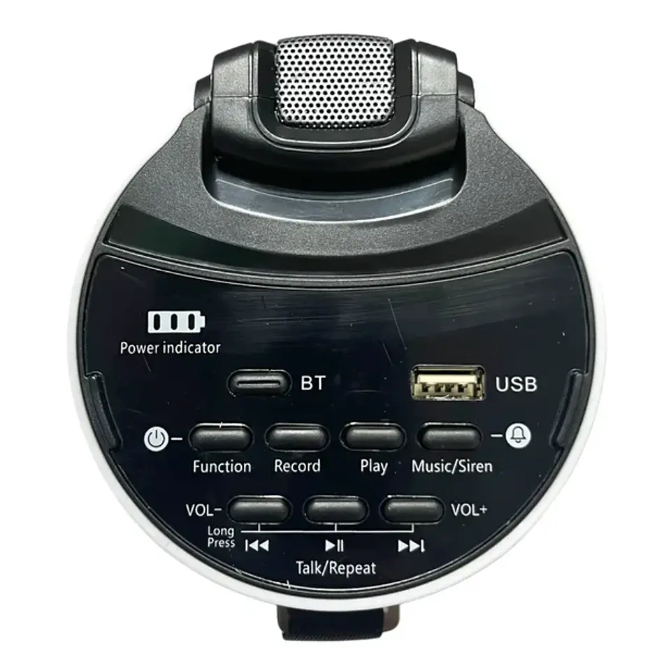 Megafono portatil 50W Larga distancia BT Tecnolab y 2.4GHZ TL852  2