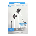 Audífonos In Ear Gamer Con Micrófono Hp Dhh-3113 Negro 1