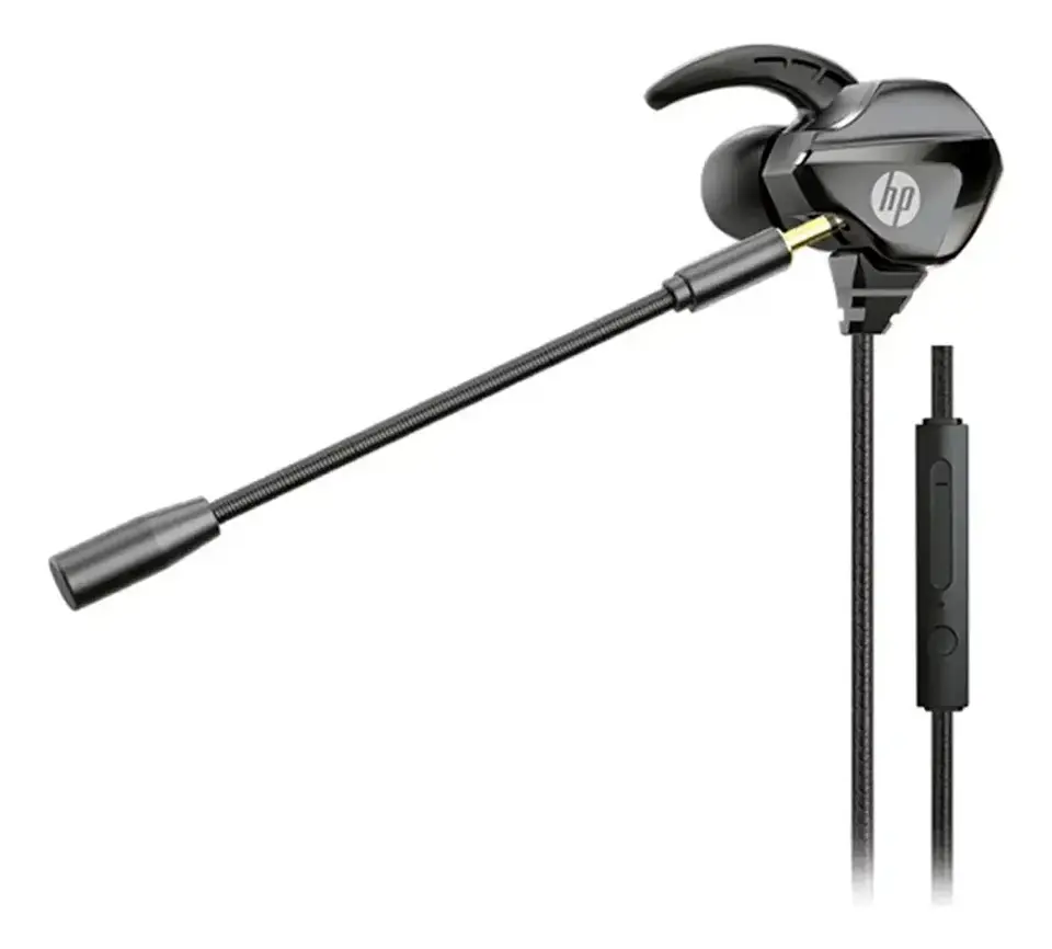 Audífonos In Ear Gamer Con Micrófono Hp Dhh-3113 Negro 3