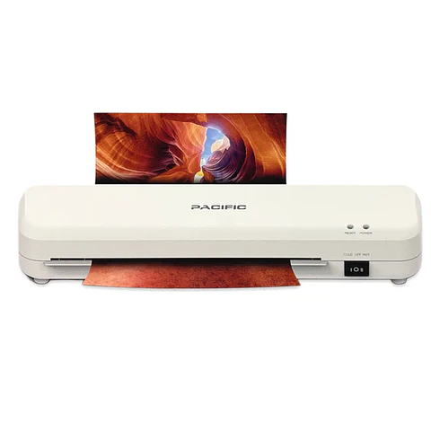 Laminadora Pacific A4 350X105X55MM doble funcion frio o caliente Blanco 