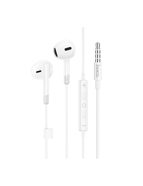 Audifonos con cables manos libres HOCO M109 blanco 