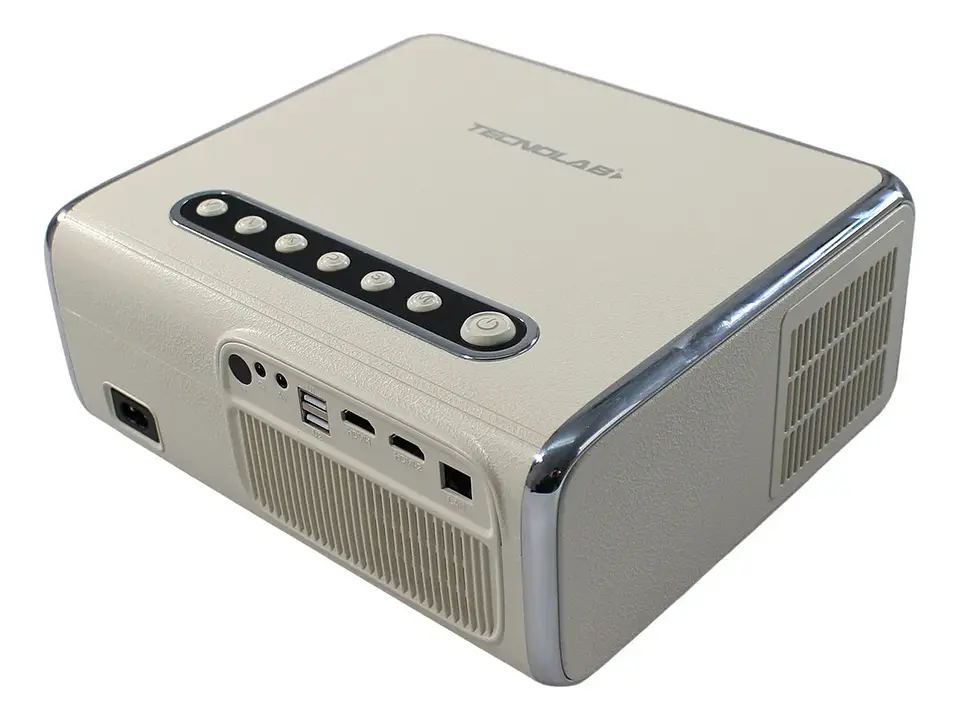 Proyector Smart Android 9 Tecnolab TL732 1080p 4K WiFi Bluetooth 1500lm Blanco TL132 3