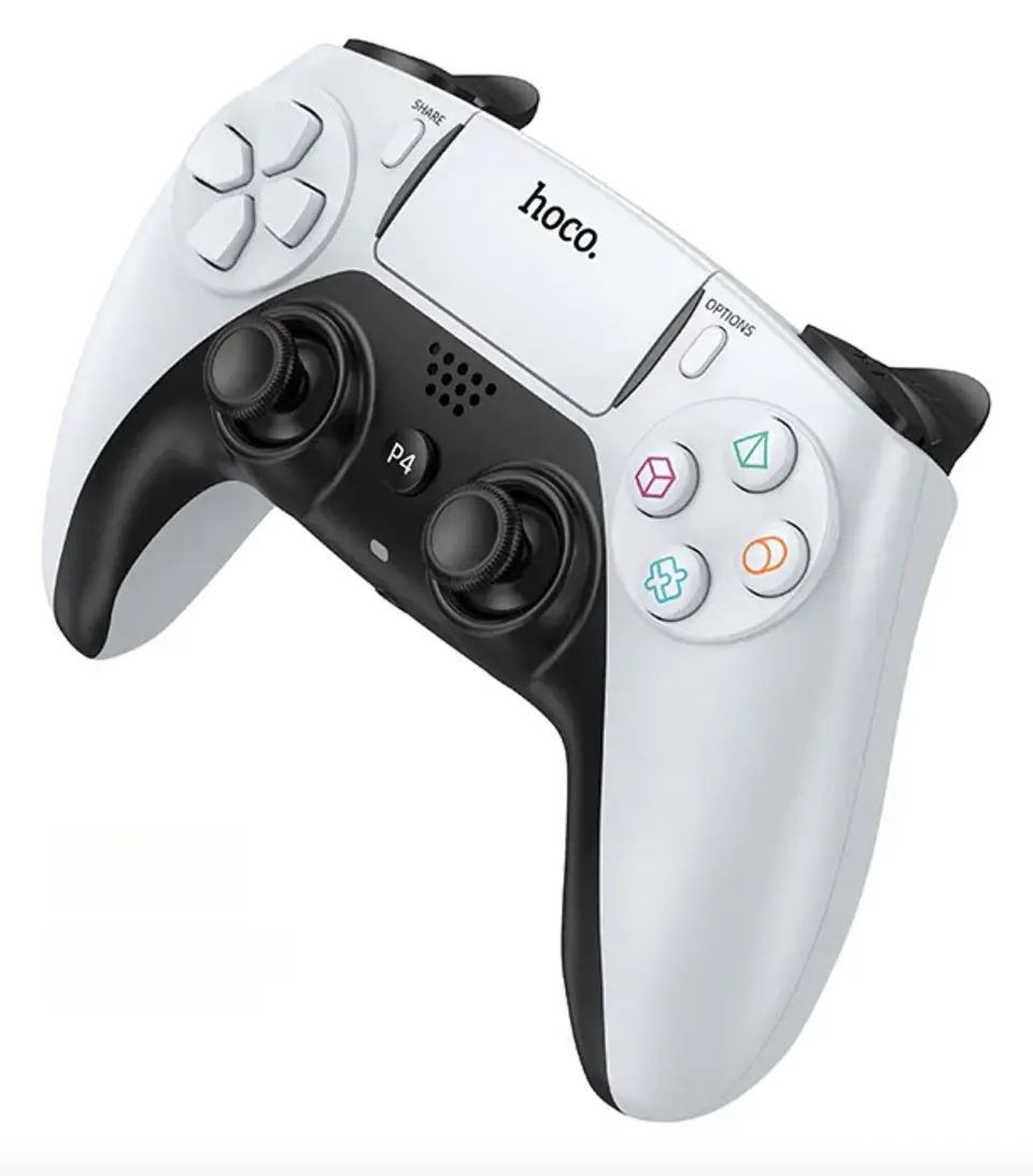 Joystick inalámbrico para PS5/PS4 hoco GA1 blanco  3