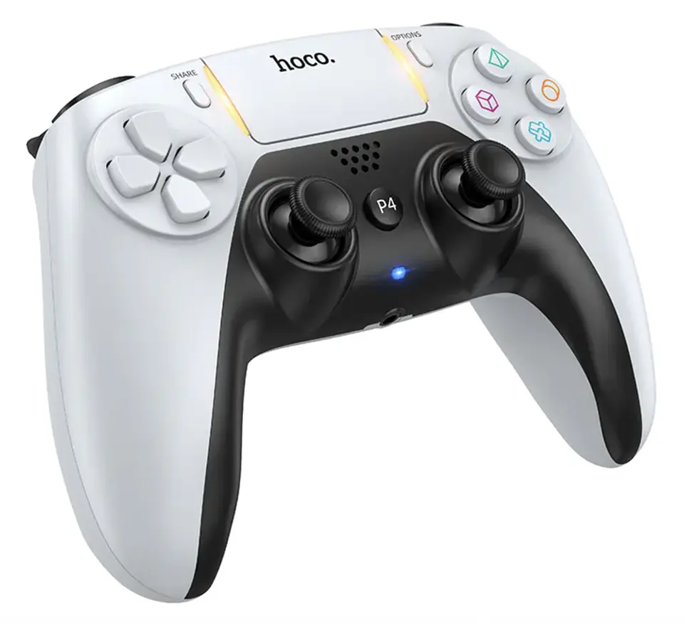 Joystick inalámbrico para PS5/PS4 hoco GA1 blanco  2