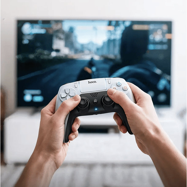 Joystick inalámbrico para PS5/PS4 hoco GA1 blanco  5