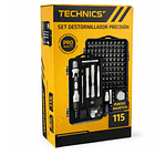 SET destornilladores de precision 115 piezas Technics  3
