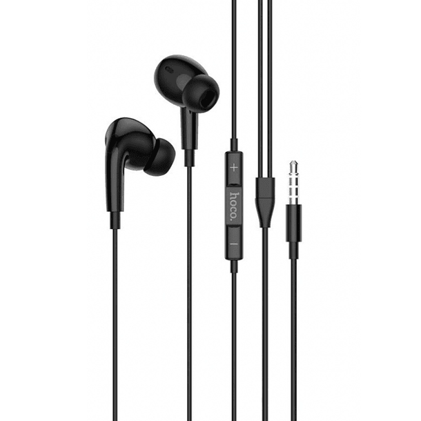 Audífono HOCO M101 PRO con cable manos libres goma 