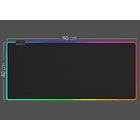 Mousepad gamer RGB REPTILEX 900X400X40MM RX050  2