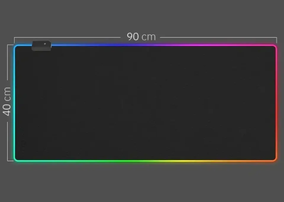 Mousepad gamer RGB REPTILEX 900X400X40MM RX050  2