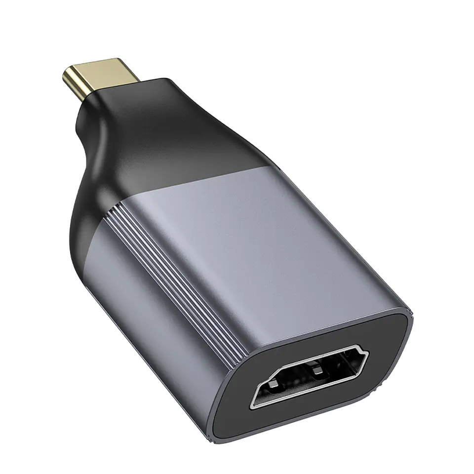 Adaptador USB-C a HDMI OTG HOCO UA33 gris 1
