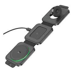Cargador inalámbrico 3 en 1 plegable HOCO CQ4 