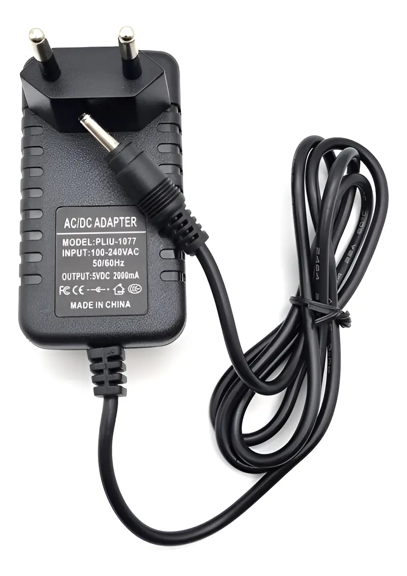 fuente de poder 12V  2A 2.5X0.7MM