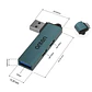 HUB USB 3.0 a USB-C*2 USB3.0*1 onten OTN-US52S  - Miniatura 3