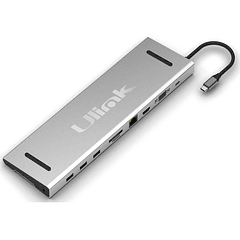 HUB Adaptador multipuerto USB C 10 en 1