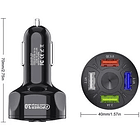 Cargador rápido AUTO 4 puertos USB QC 3.0 TL164 2