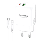 Cargador motomo dual USB-C + Cable tipo c a lightning 30W YN-31  1