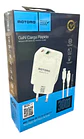 Cargador motomo dual USB-C + Cable tipo c a lightning 30W YN-31  - Miniatura 2