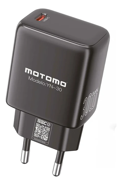 Cargador USB-C sin cable motomo YN-30 30W Negro 