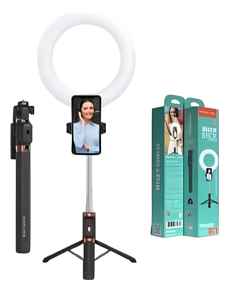 Baston selfie BT con soporte para  aro de luz 170cm  1