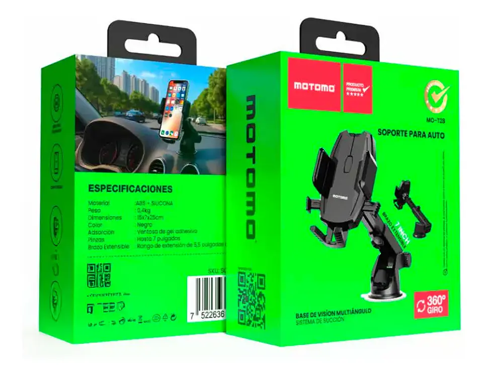 Soporte para auto brazo extensible motomo MO-T28  3