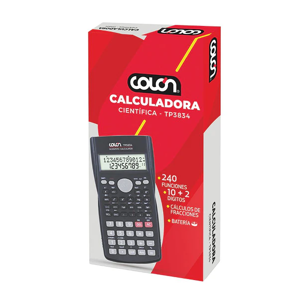 Calculadora cientifica 240 funciones  COLON  2