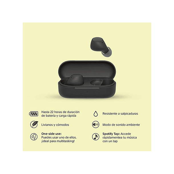 Audífonos Sony TF WF-C510 Negro  3