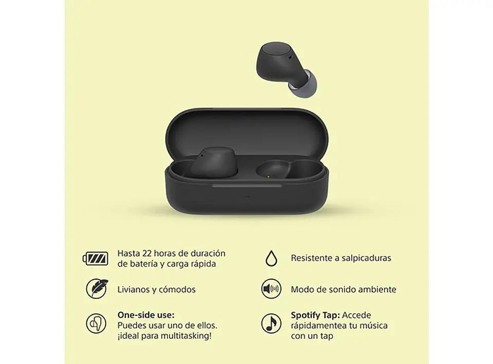 Audífonos Sony TF WF-C510 Negro  3