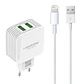 Cargador de iphone con cable motomo MO-006  - Miniatura 1