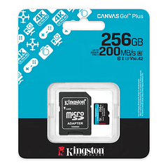 Memoria microSD KINGSTON 256GB A2 200MB/S 