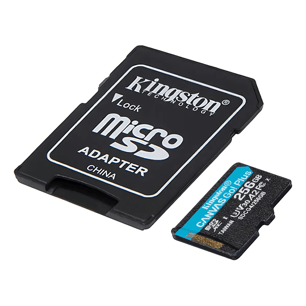 Memoria microSD KINGSTON 256GB A2 200MB/S  2