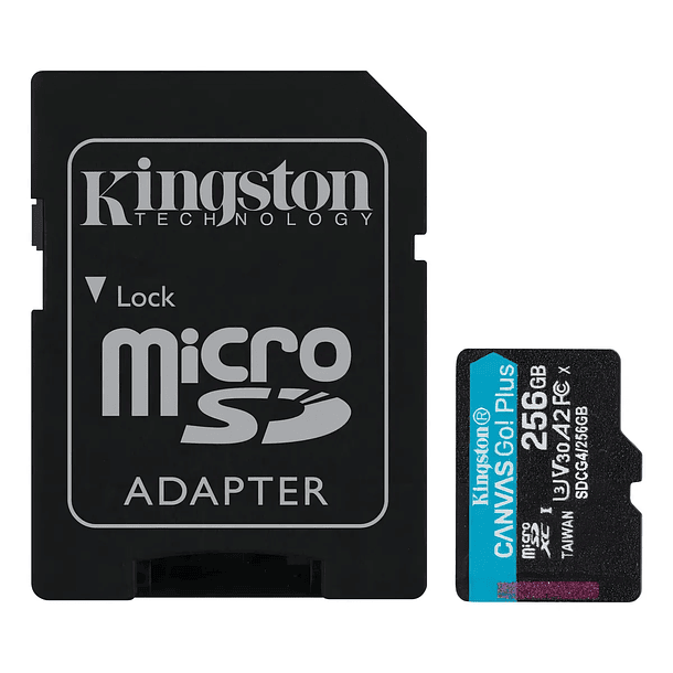 Memoria microSD KINGSTON 256GB A2 200MB/S  3