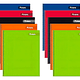 Cuaderno universitario matematica liso colores surtidos 7mm 100 HOJAS 