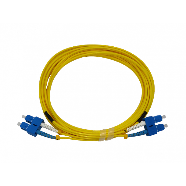 SC-SC MonoModo SM Duplex Jumper Cable Fibra 3.0mm 9/125 2