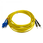 5mt ST/UPC-SC/UPC MonoModo SM Duplex Jumper Cable Fibra 9/125um 3mm  2
