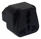 Macho-C14 10A Adaptador Multinorma Schuko-US  - Miniatura 1