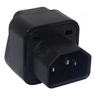 Macho-C14 10A Adaptador Multinorma Schuko-US  2