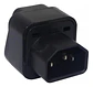 Macho-C14 10A Adaptador Multinorma Schuko-US  - Miniatura 2
